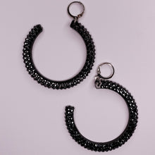 Load image into Gallery viewer, HOOPS - The Dasha in Black
